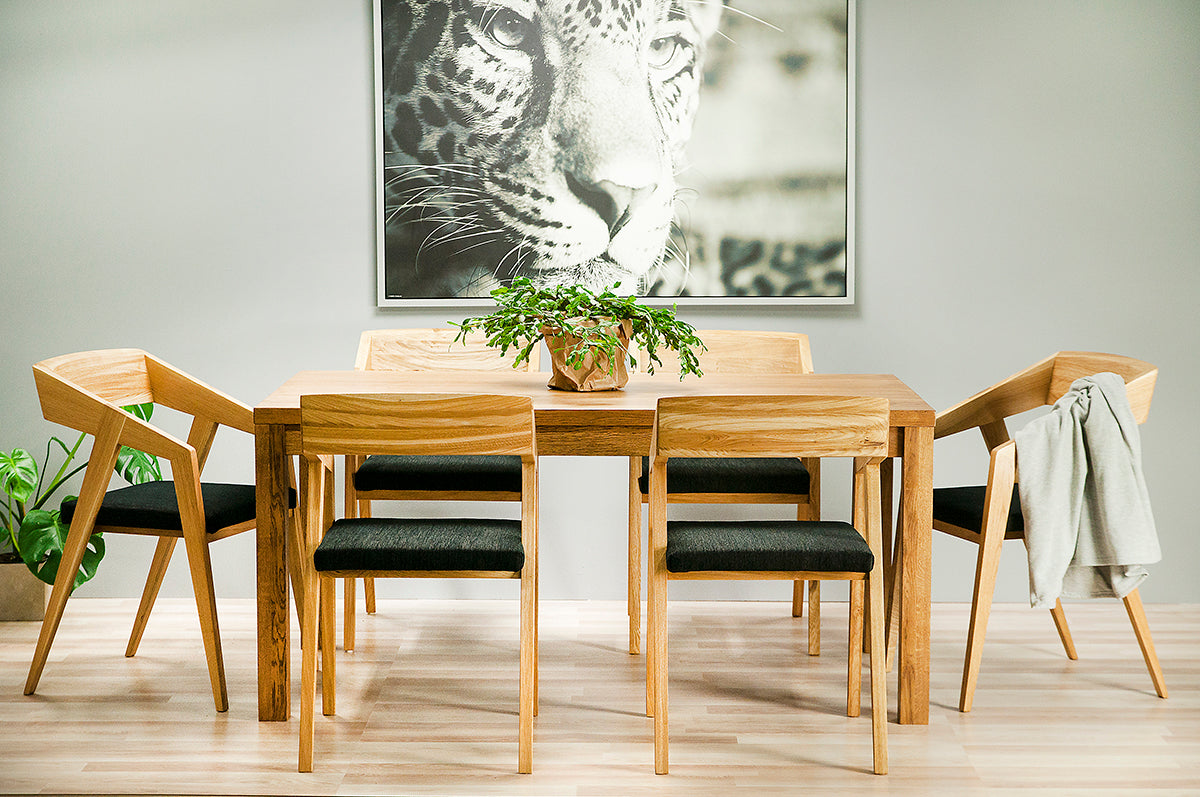 Farmhouse Oak Dining Table