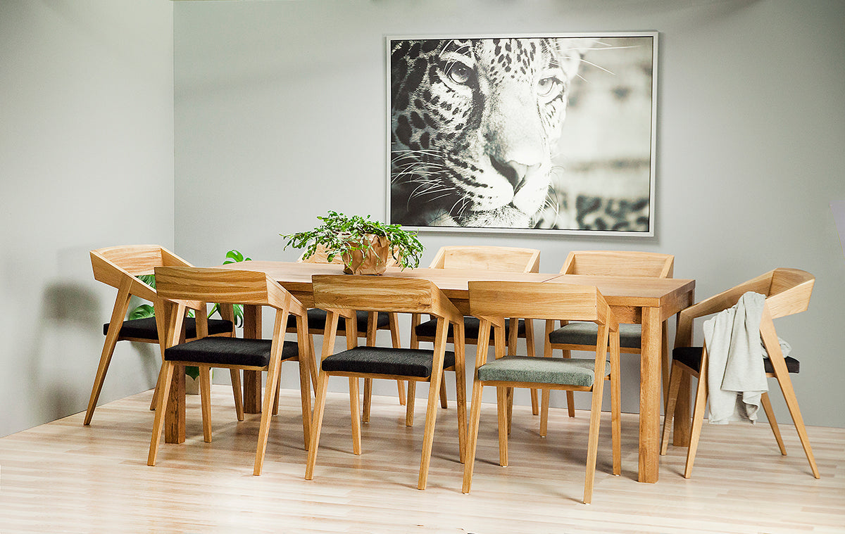 Farmhouse Oak Dining Table