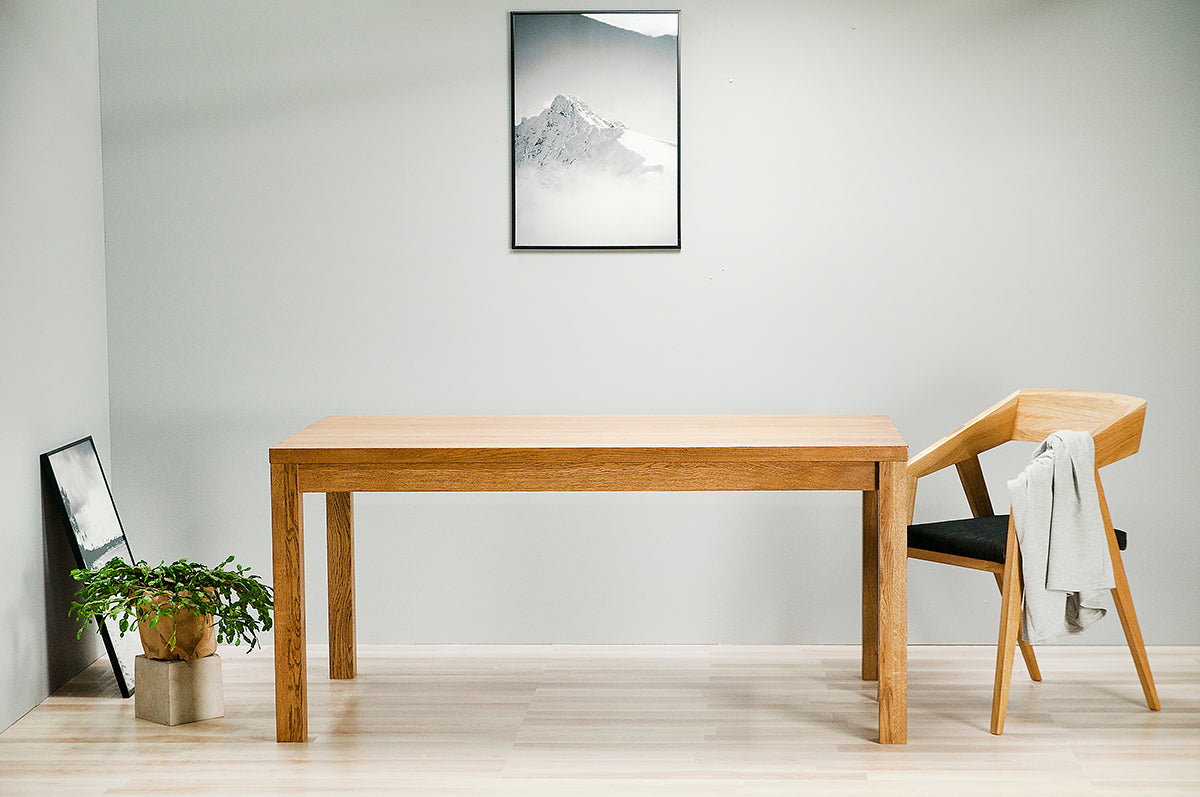 Farmhouse Oak Dining Table