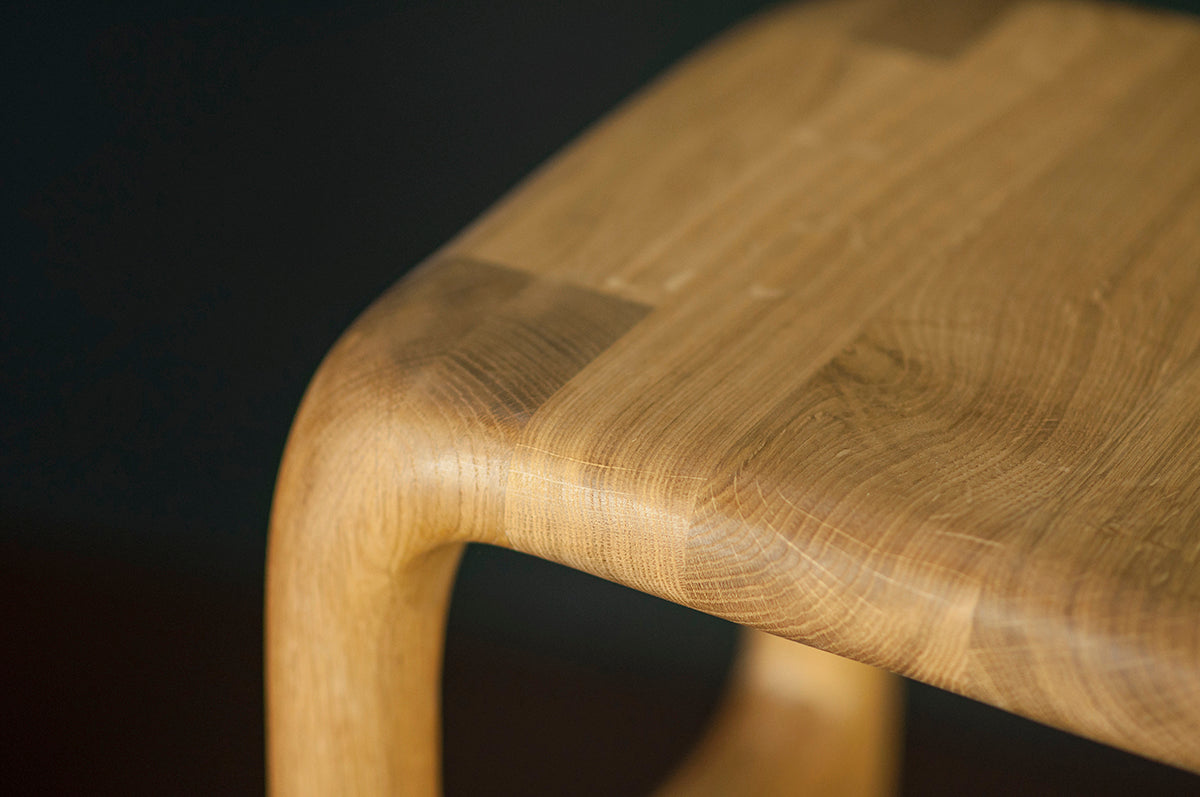 Flux Oak Bar Stool