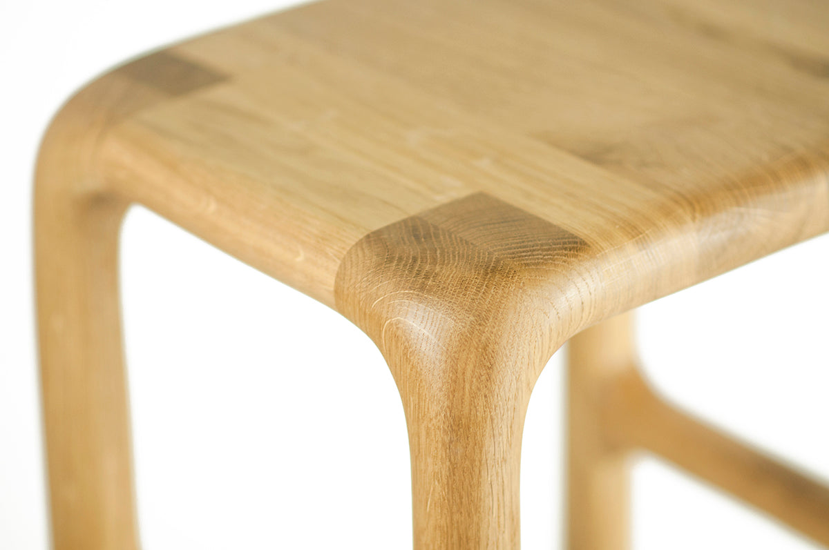 Flux Oak Bar Stool