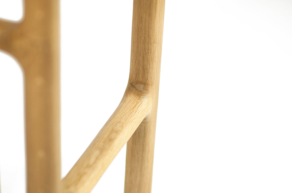 Flux Oak Bar Stool