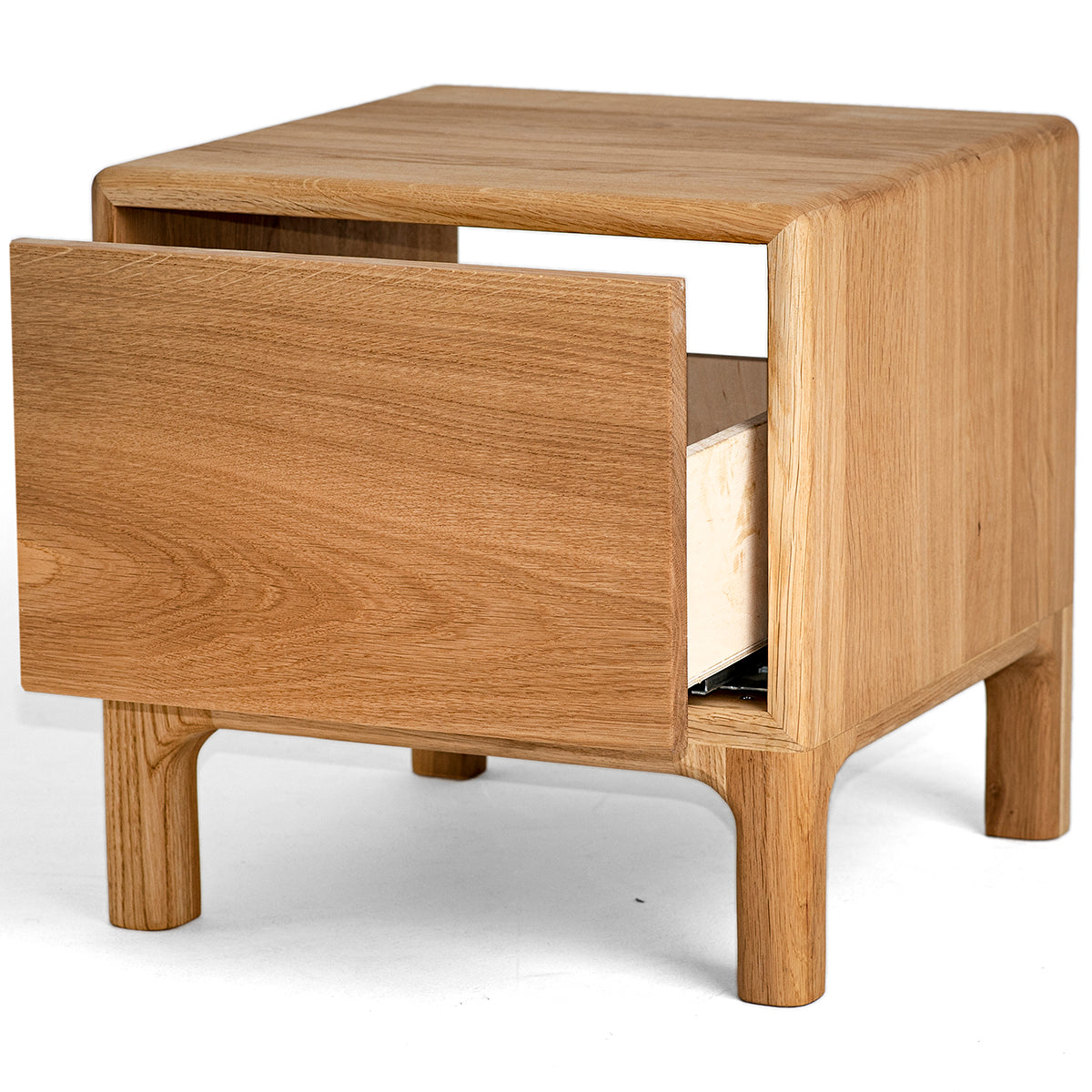 Flux Oak Bedside Table