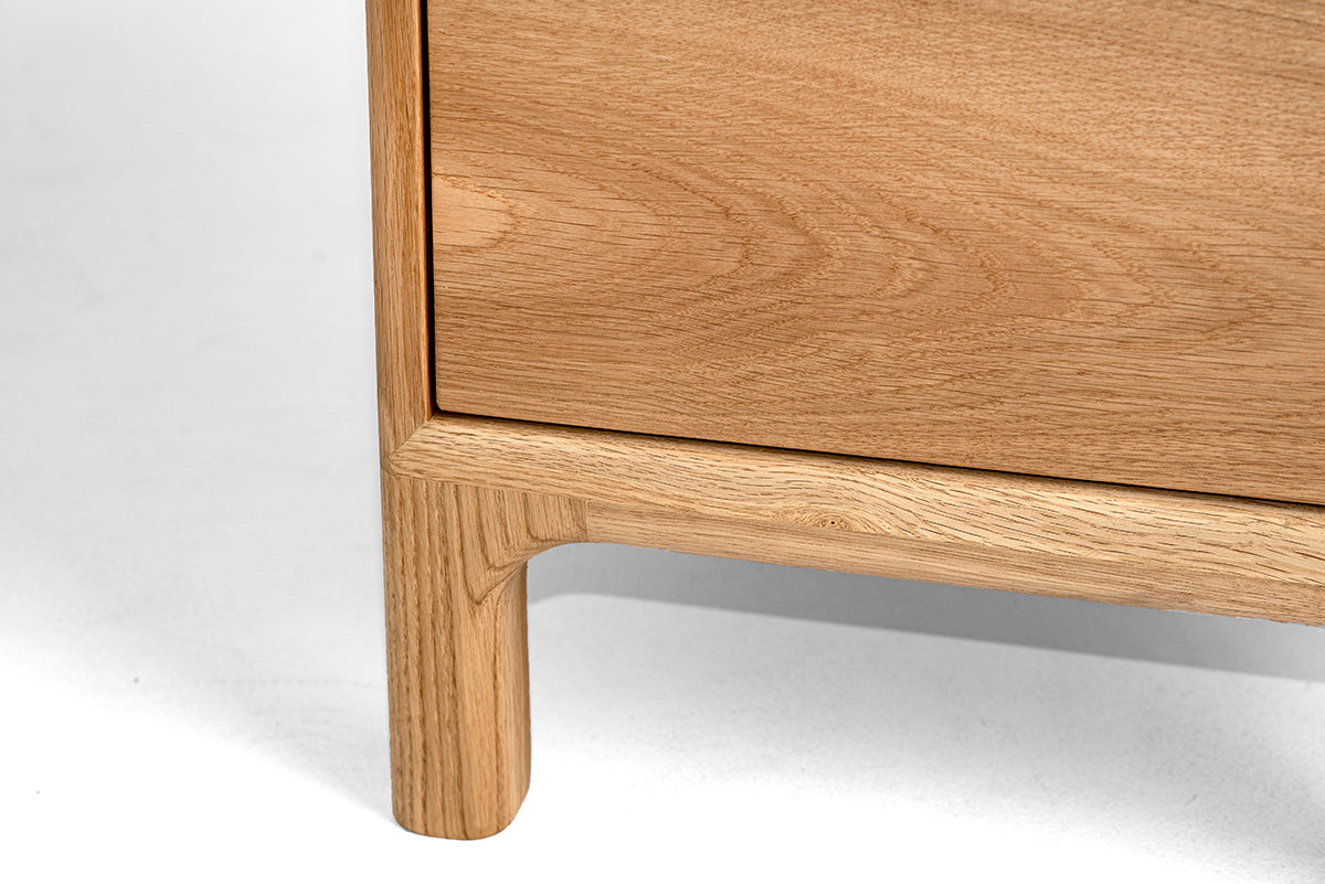 Flux Oak Bedside Table