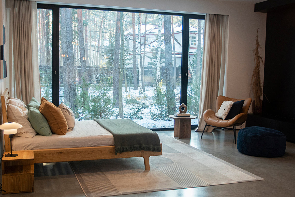 Kiko Oak Bed - WOO .Design
