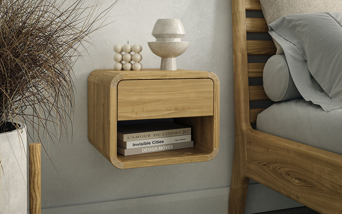 Kiko Oak Bedside Table