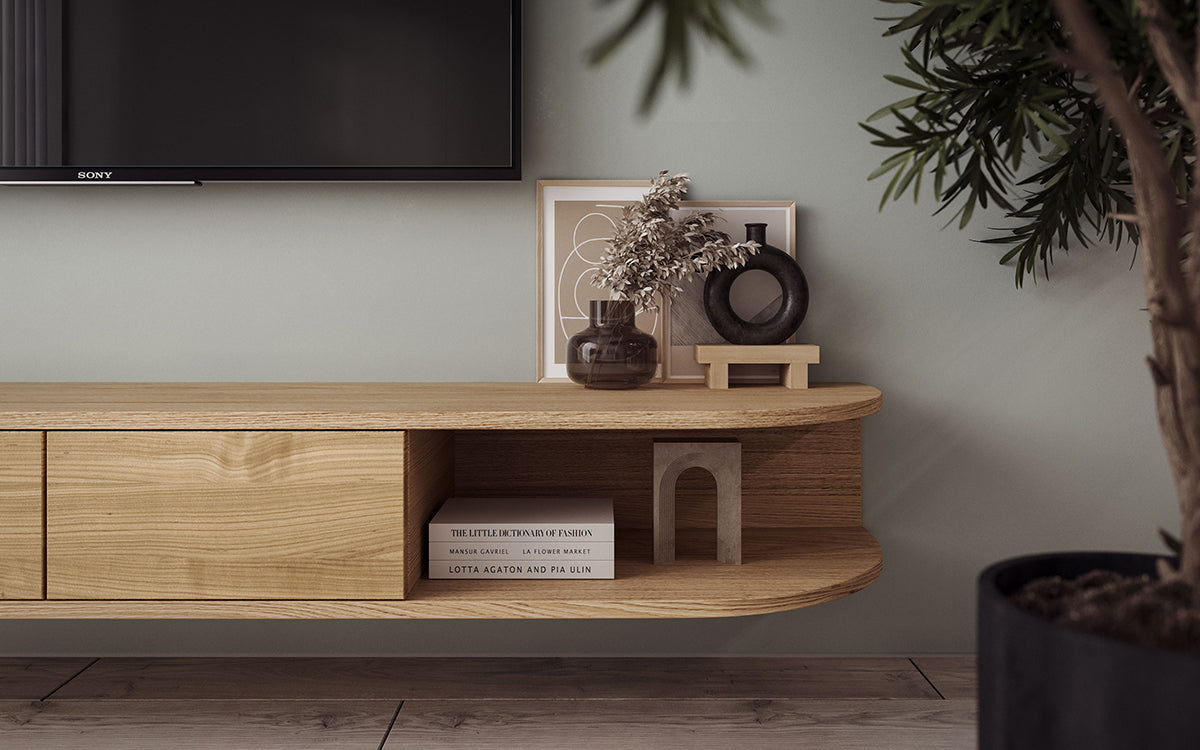 Kiko Oak TV Stand