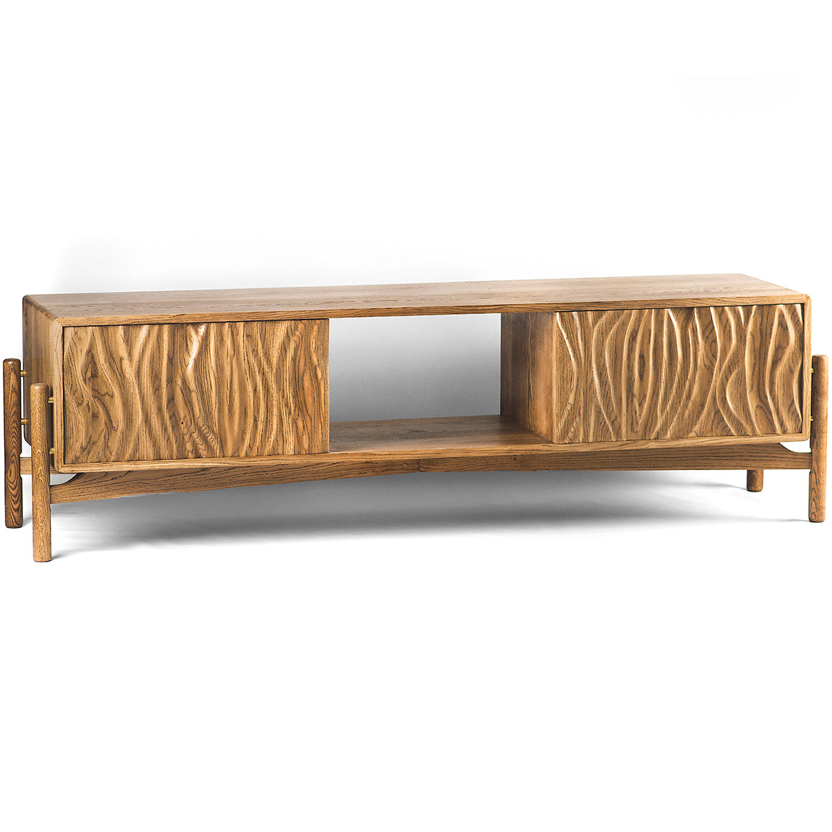 Lino Oak TV Stand