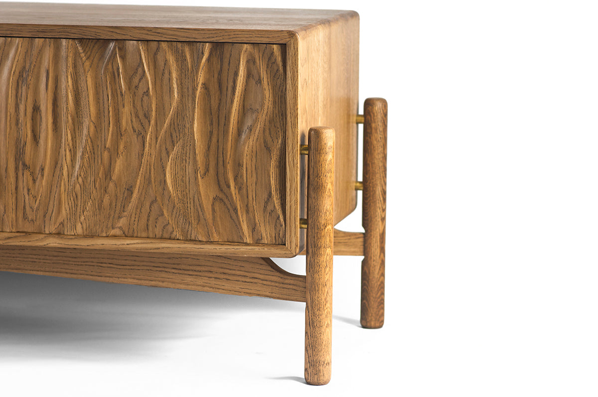 Lino Oak TV Stand