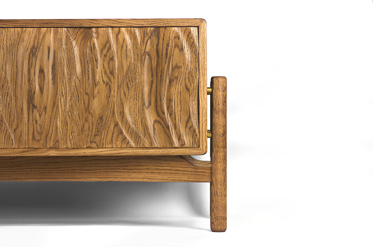 Lino Oak TV Stand