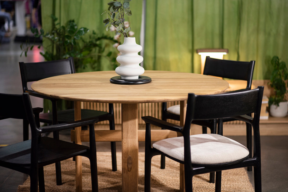 Olio Oak Round Dining Table
