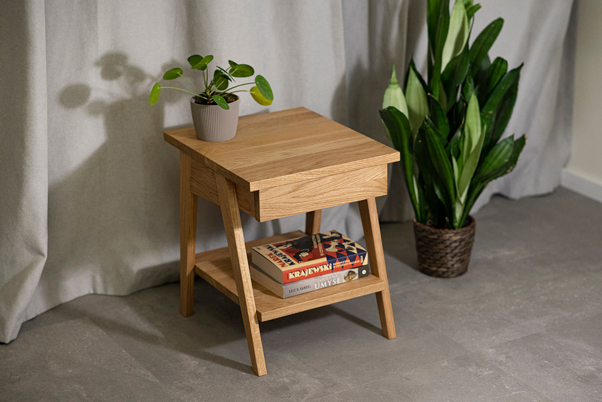 Piko Oak Bedside Table - WOO .Design