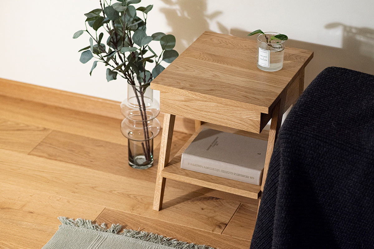 Piko Oak Bedside Table - WOO .Design