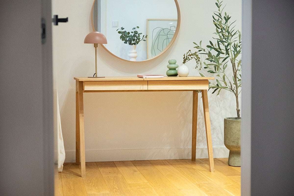 Piko Oak Desk - WOO .Design