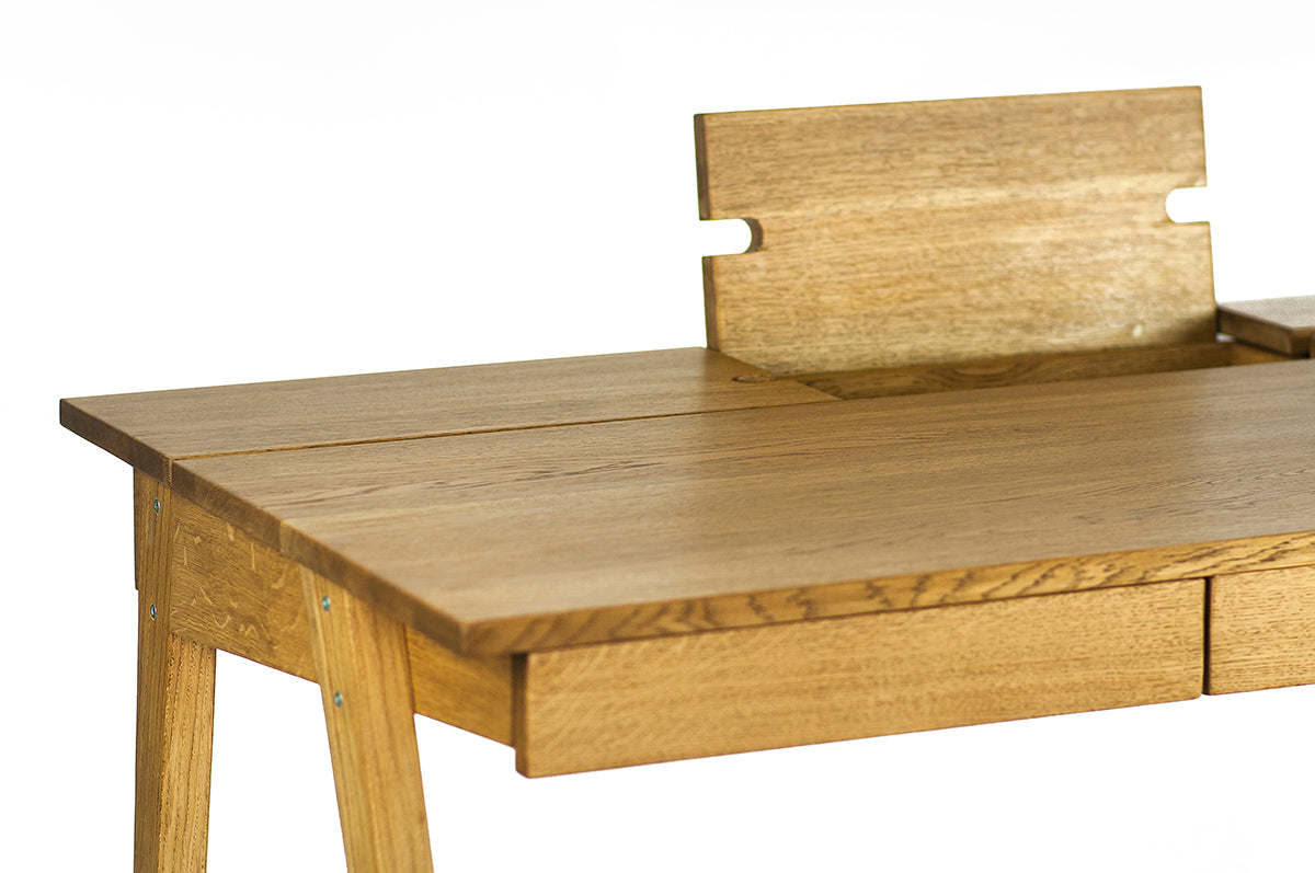 Piko Oak Desk - WOO .Design