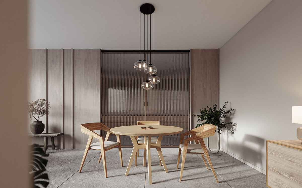 Piko Oak Round Dining Table - WOO .Design