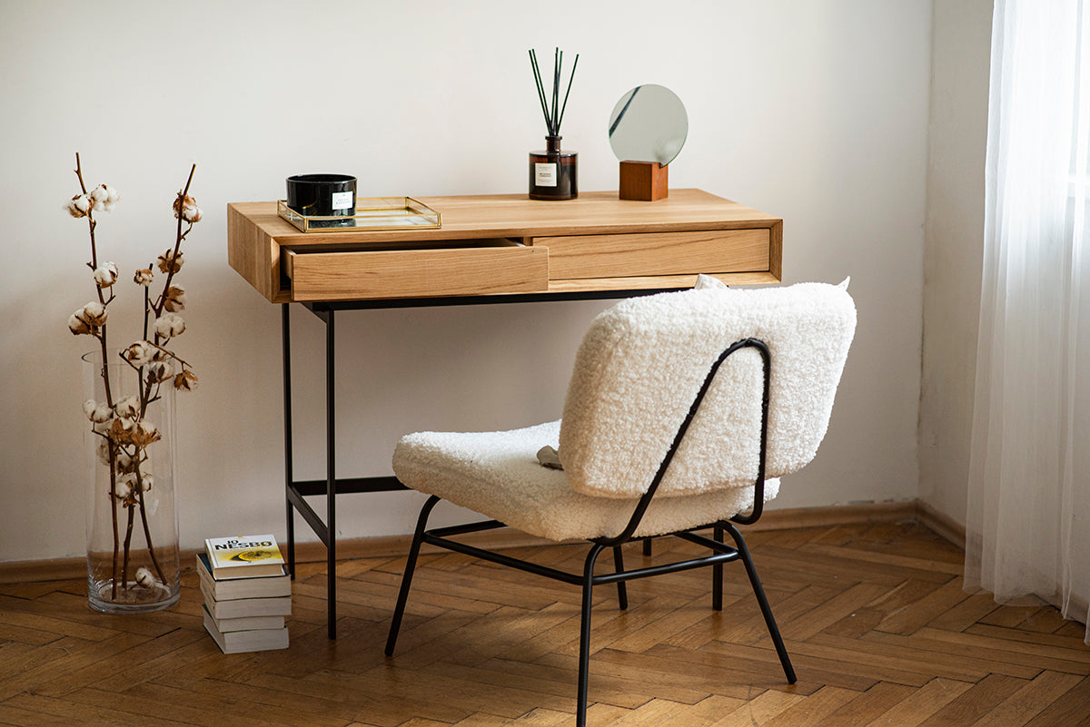 Rosto Oak Desk - WOO .Design