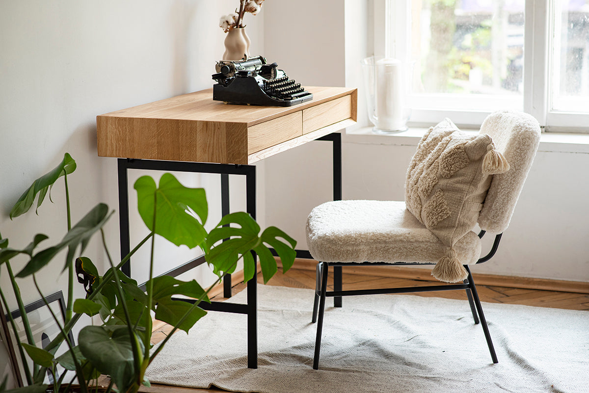 Rosto Oak Desk - WOO .Design