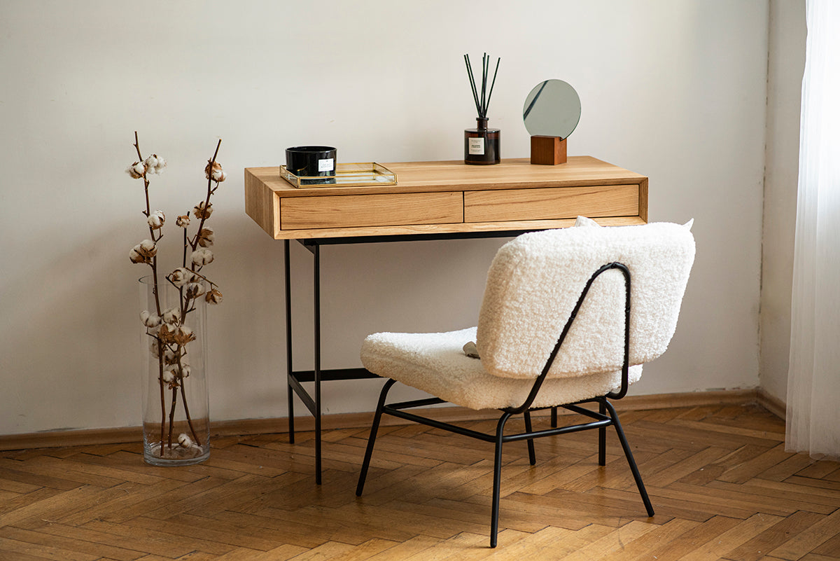 Rosto Oak Desk - WOO .Design