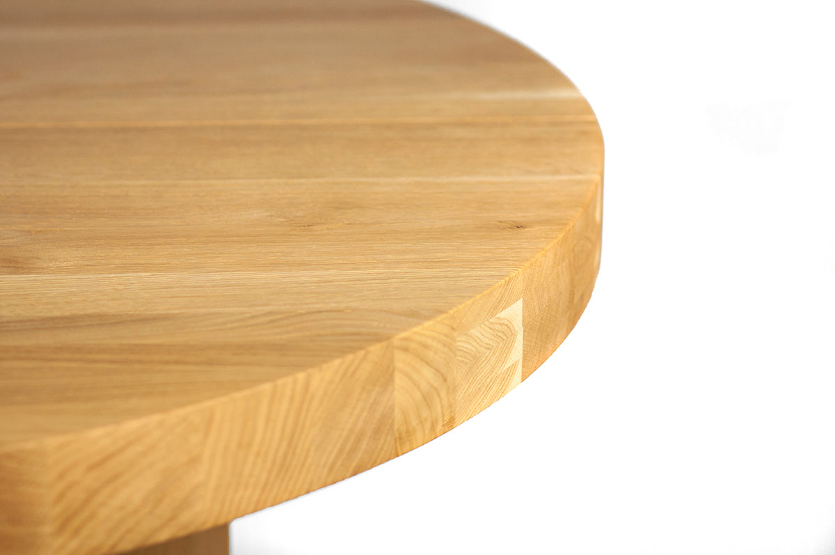 Rosto Oak Round Dining Table