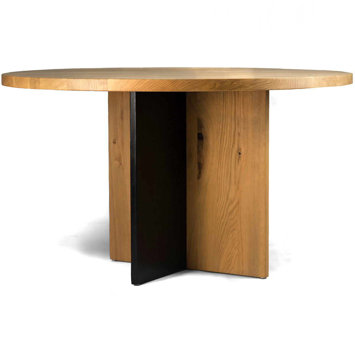 Rosto Oak Round Dining Table - WOO .Design