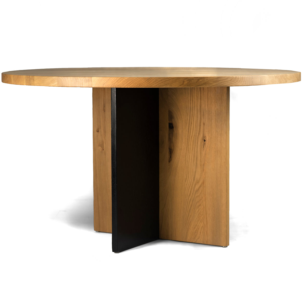 Rosto Oak Round Dining Table