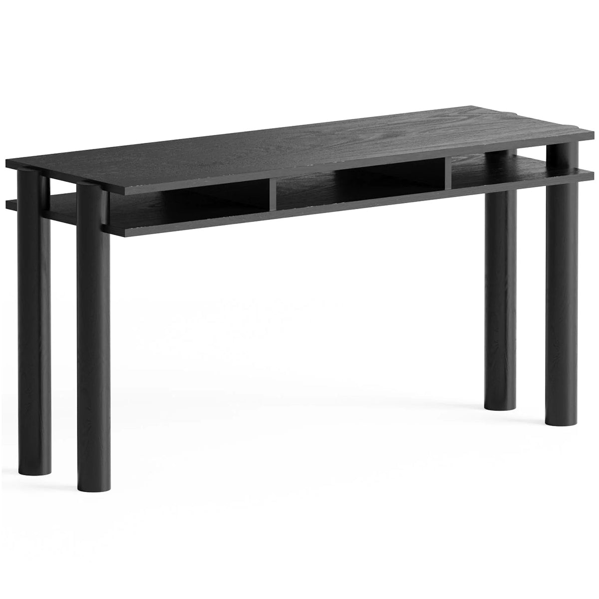 Bold Oak Wood Desk