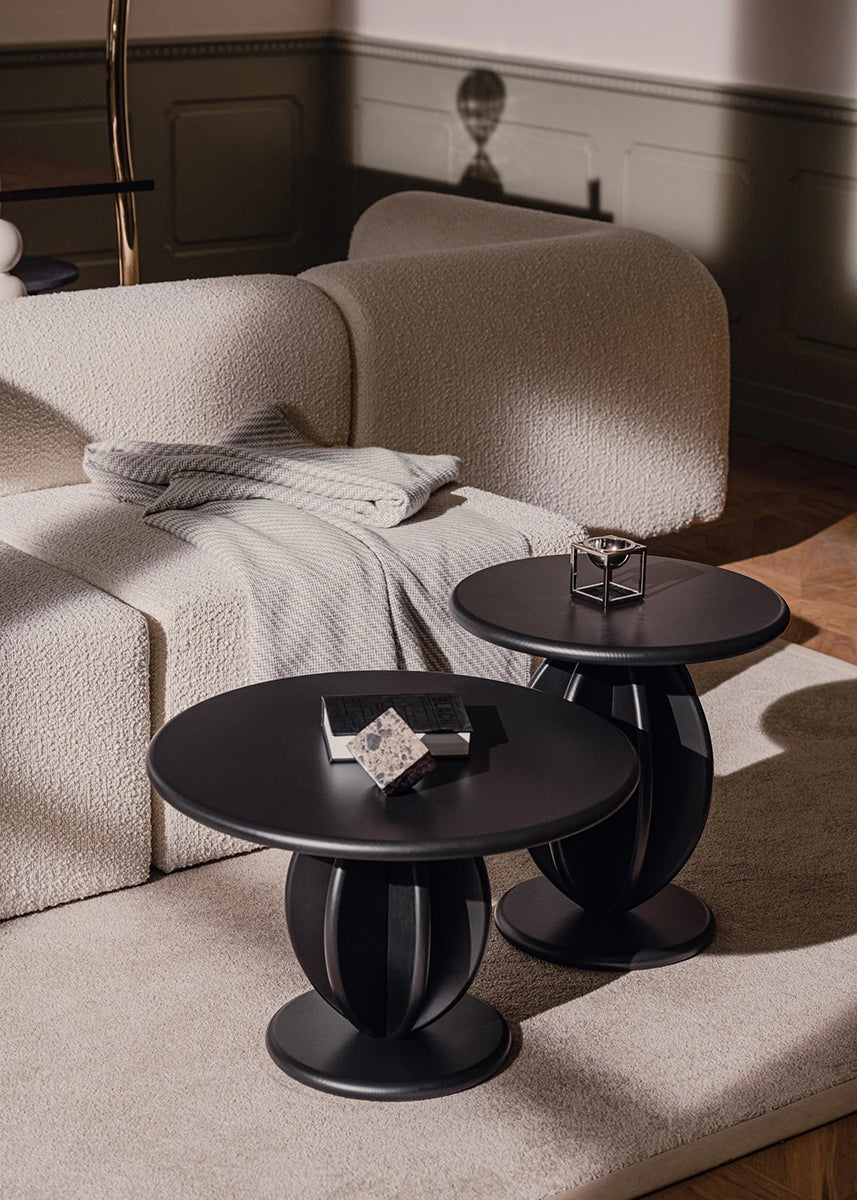 Citrus High Ash Wood Side Table