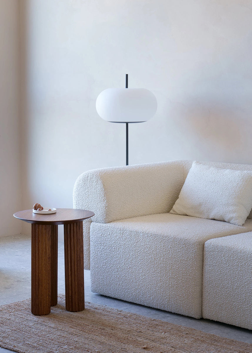 Filar High Oak Wood Side Table