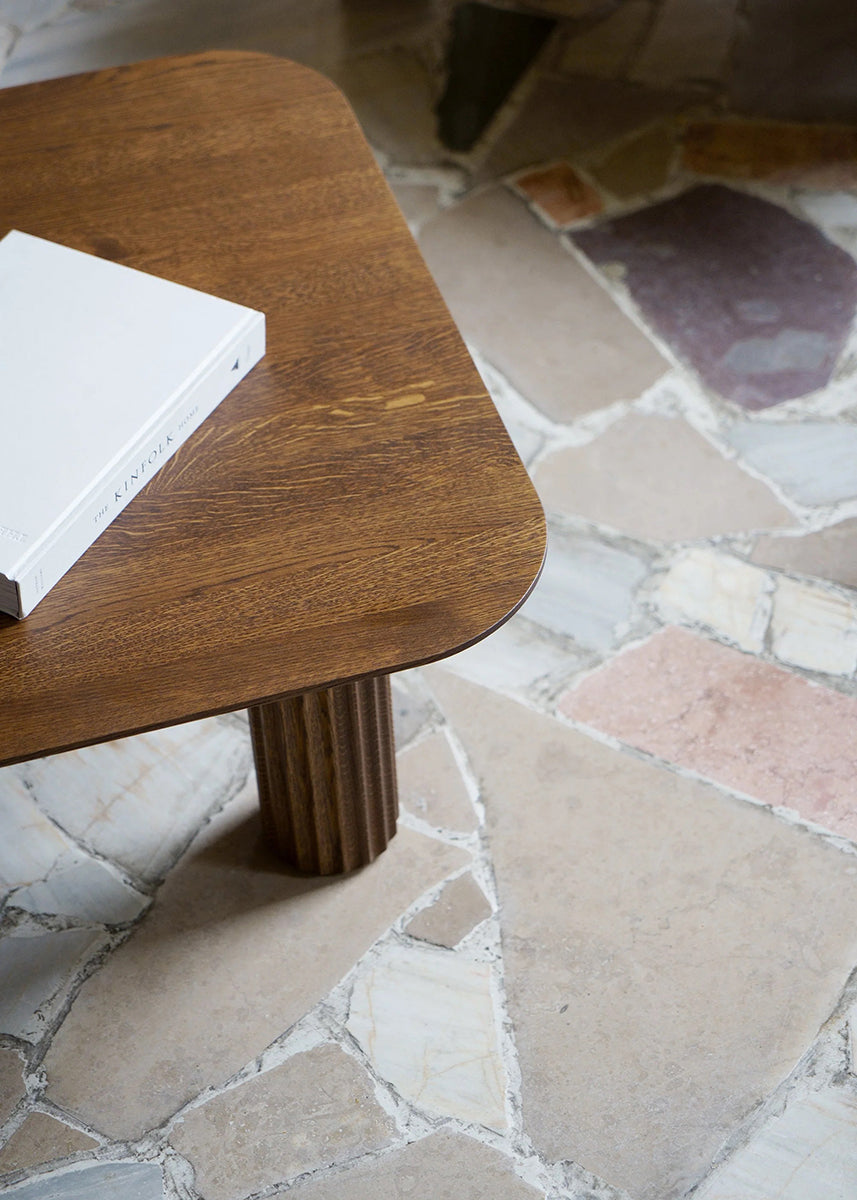 Filar Low Oak Wood Coffee Table