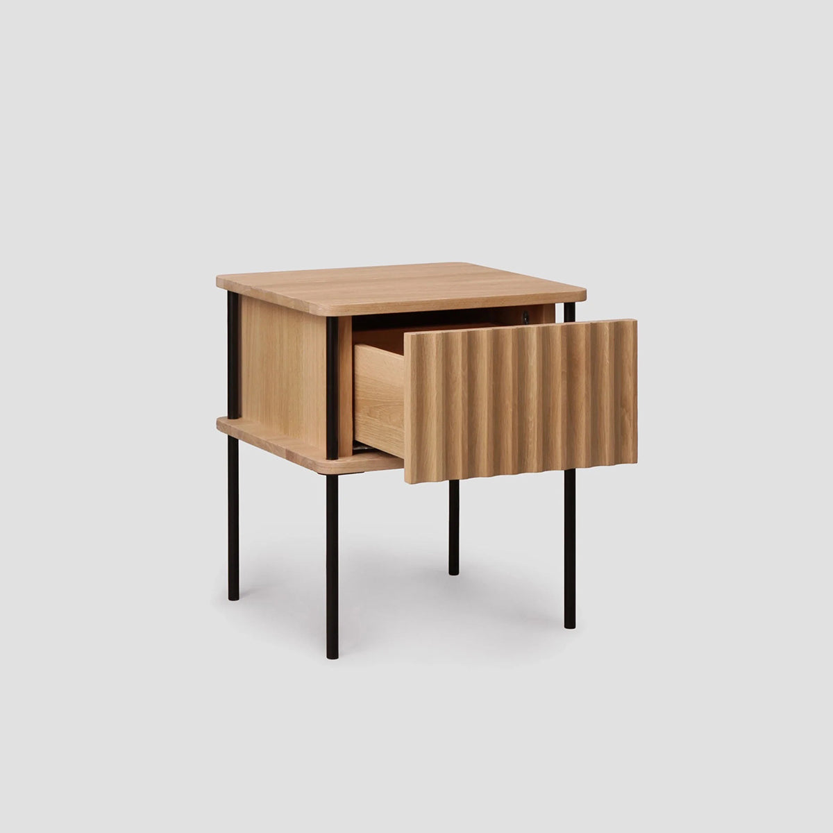 Maya Oak Wood Night Stand