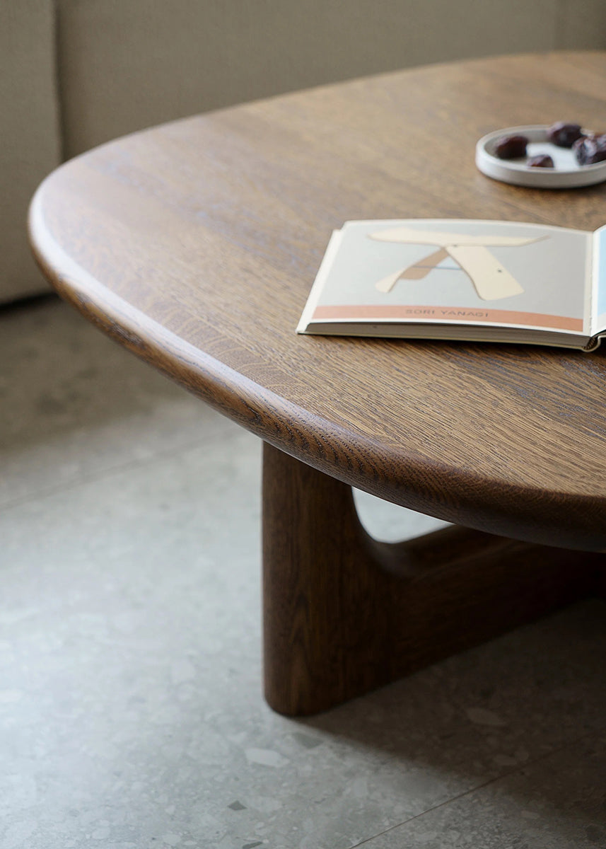 Olfo Oak Wood Coffee Table
