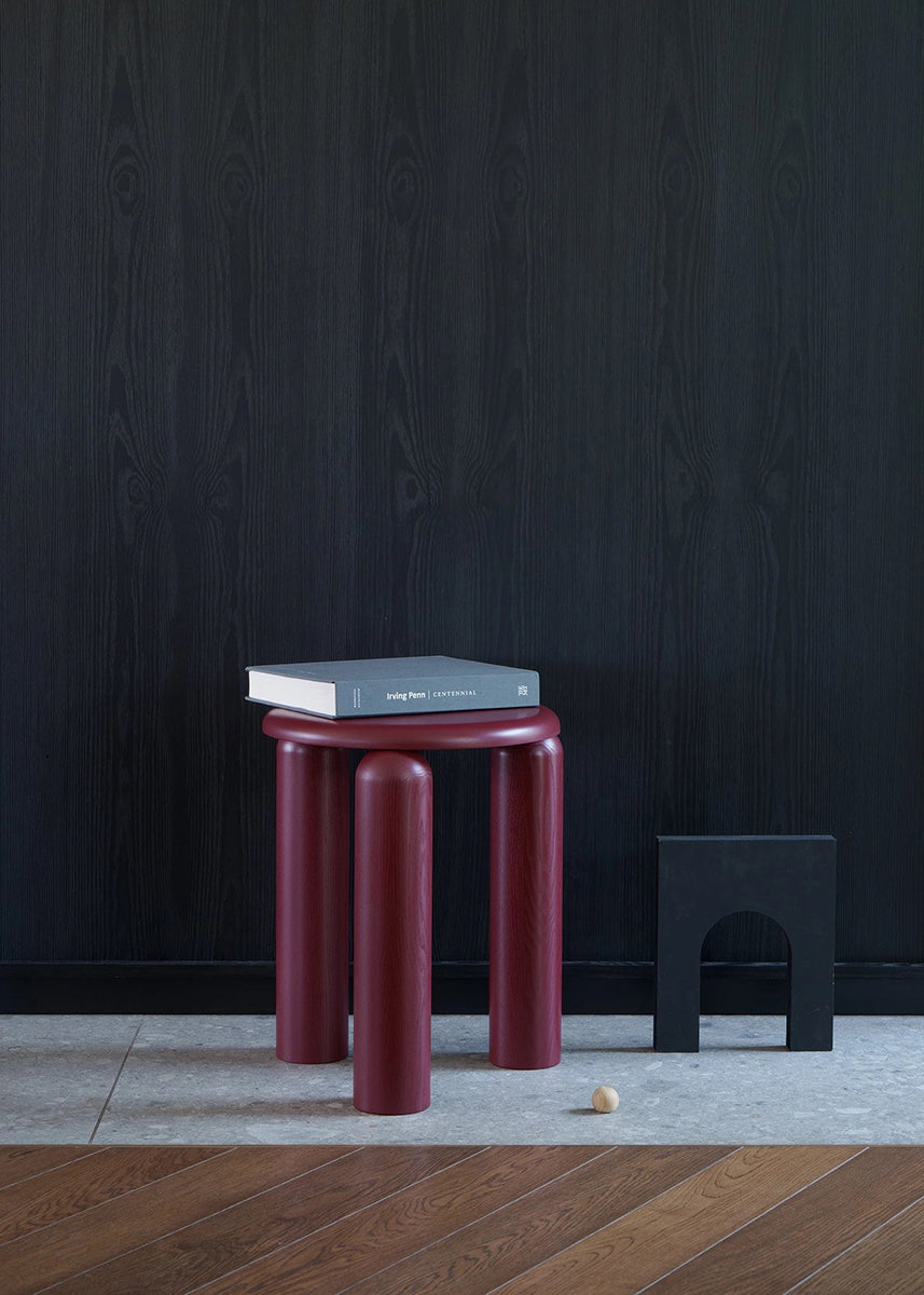 Neo High Ash Wood Side Table