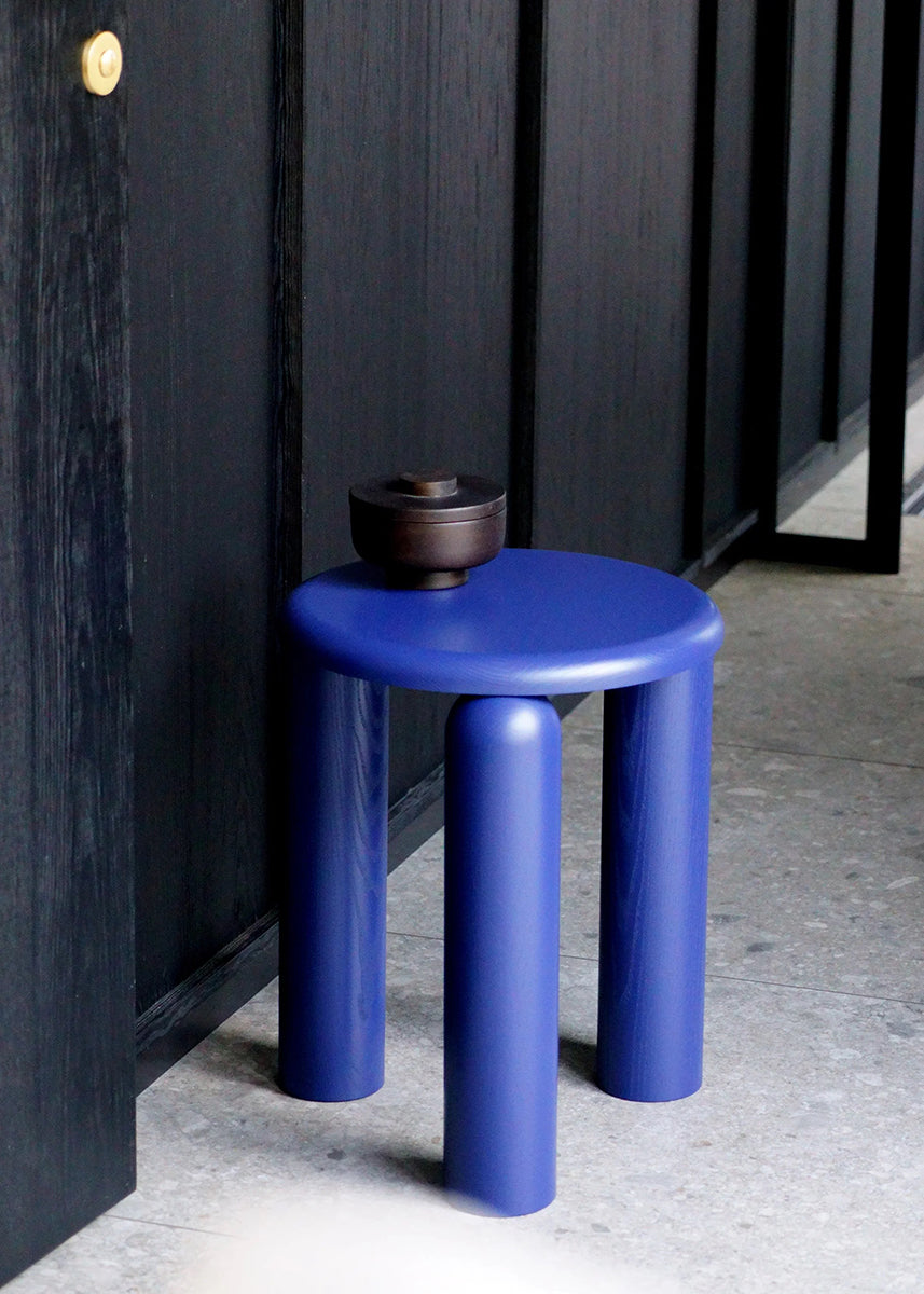 Neo High Ash Wood Side Table