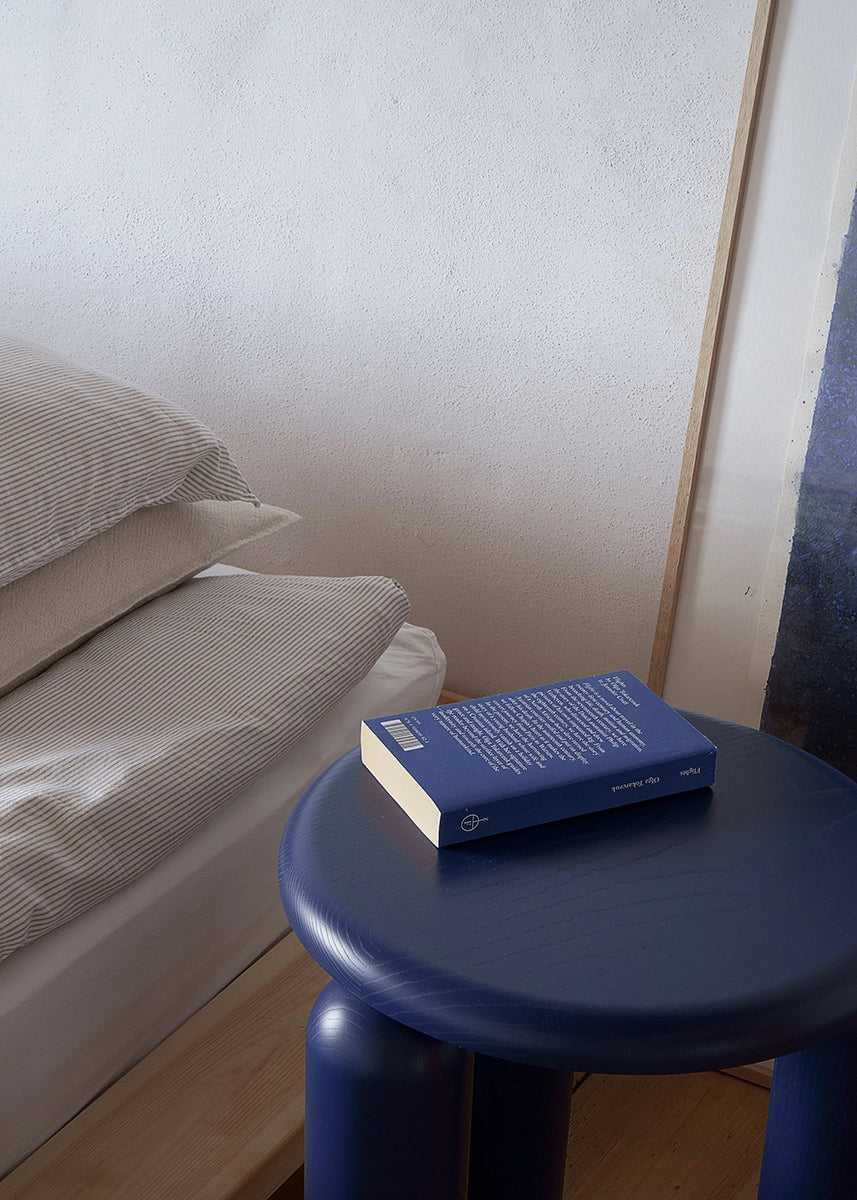Neo High Ash Wood Side Table