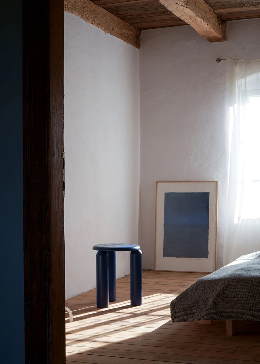 Neo High Ash Wood Side Table