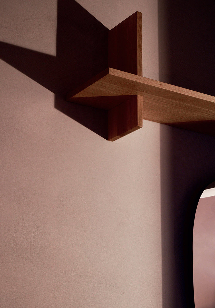 Crosset Wooden Shelf