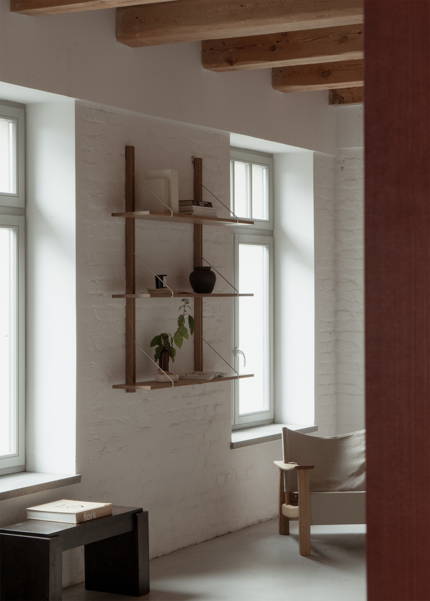 Rodd 140 Oak Wood Wall Shelf