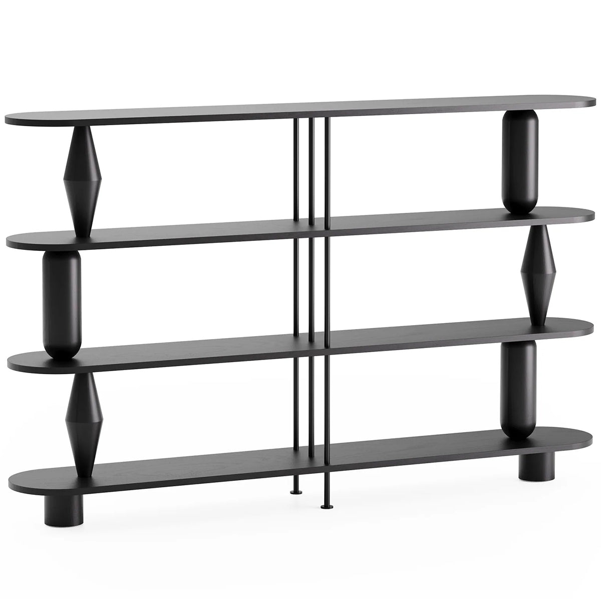 Vazoo Duo 4 Oak Wood Bookcase