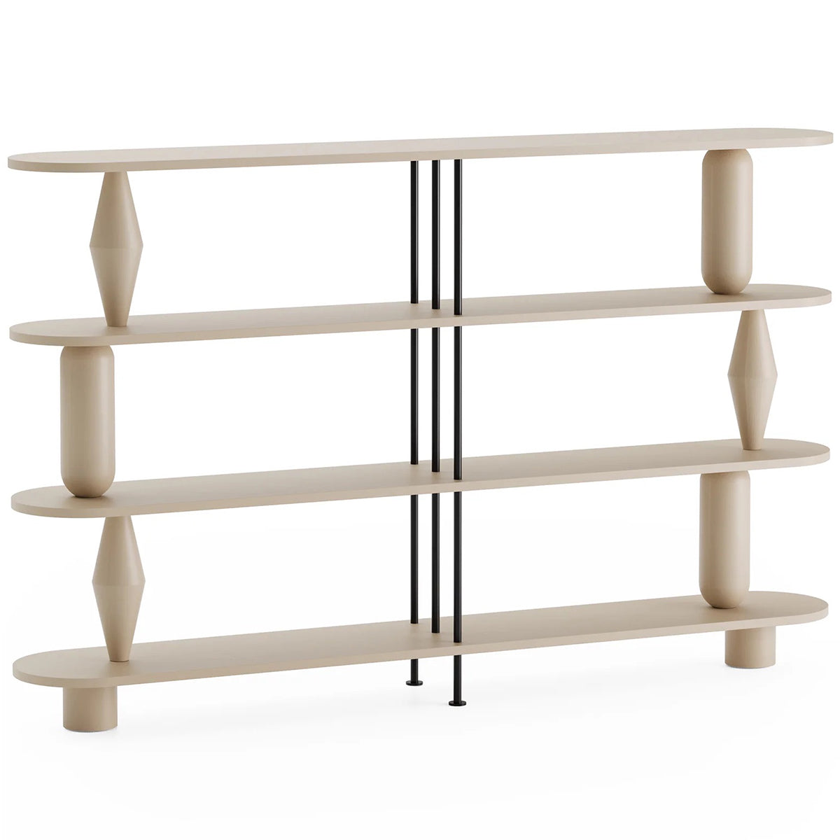 Vazoo Duo 4 Oak Wood Bookcase