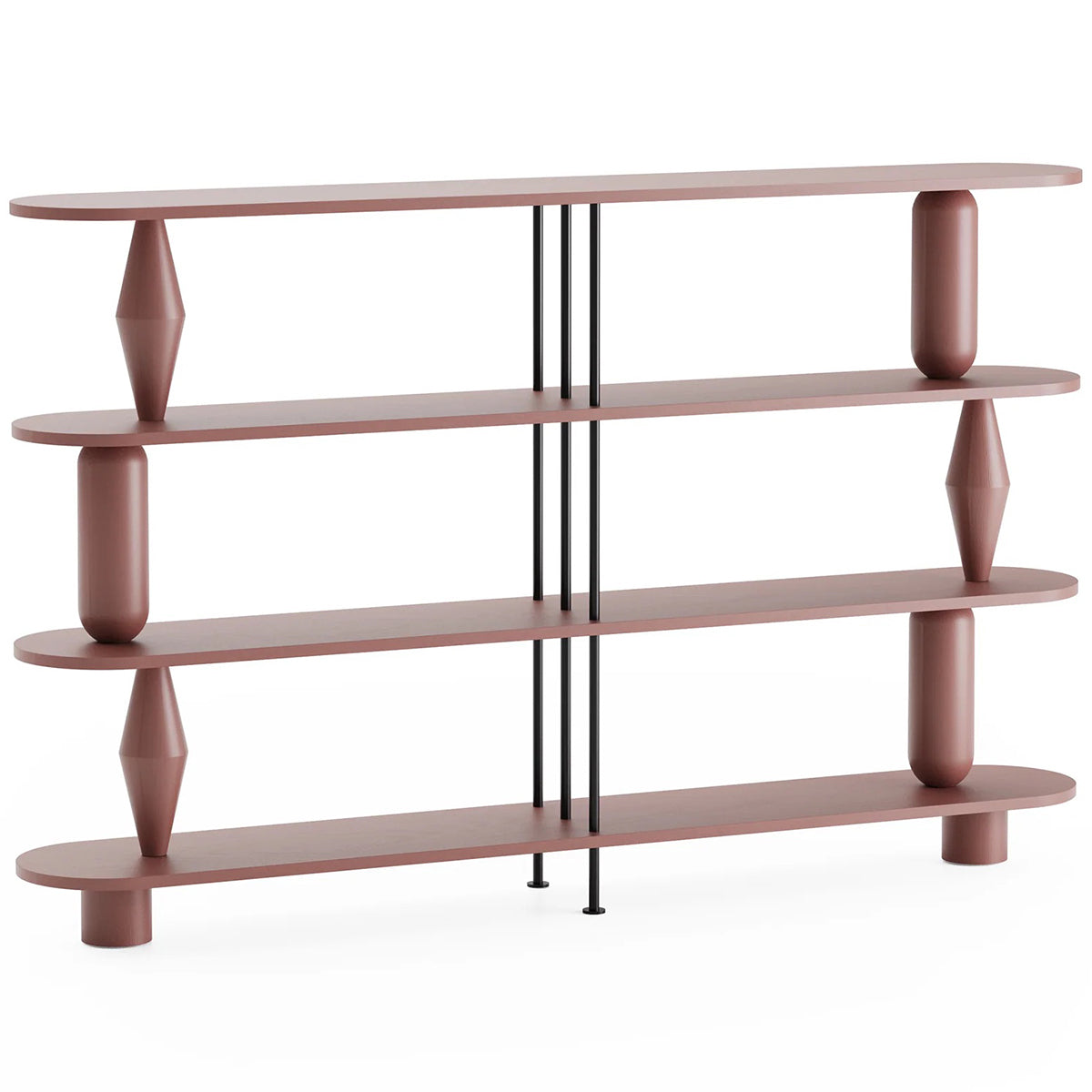 Vazoo Duo 4 Oak Wood Bookcase