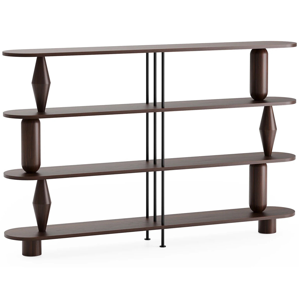 Vazoo Duo 4 Oak Wood Bookcase