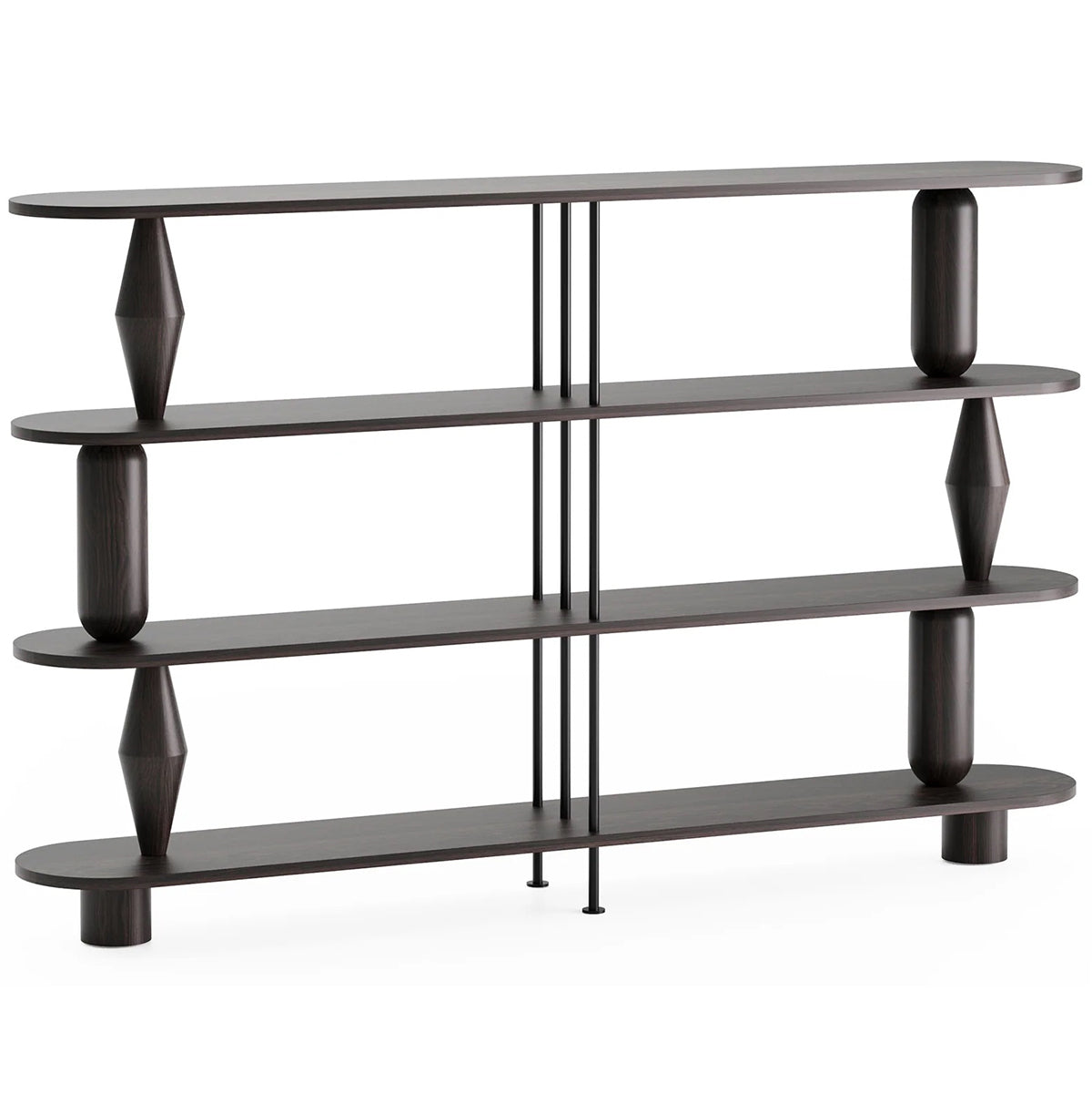 Vazoo Duo 4 Oak Wood Bookcase