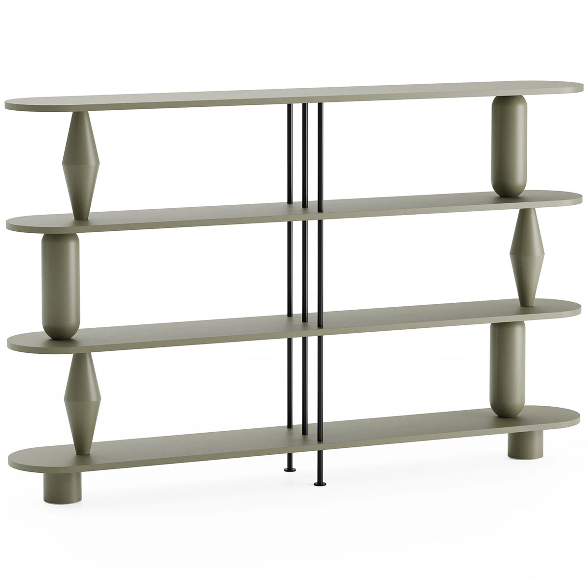 Vazoo Duo 4 Oak Wood Bookcase