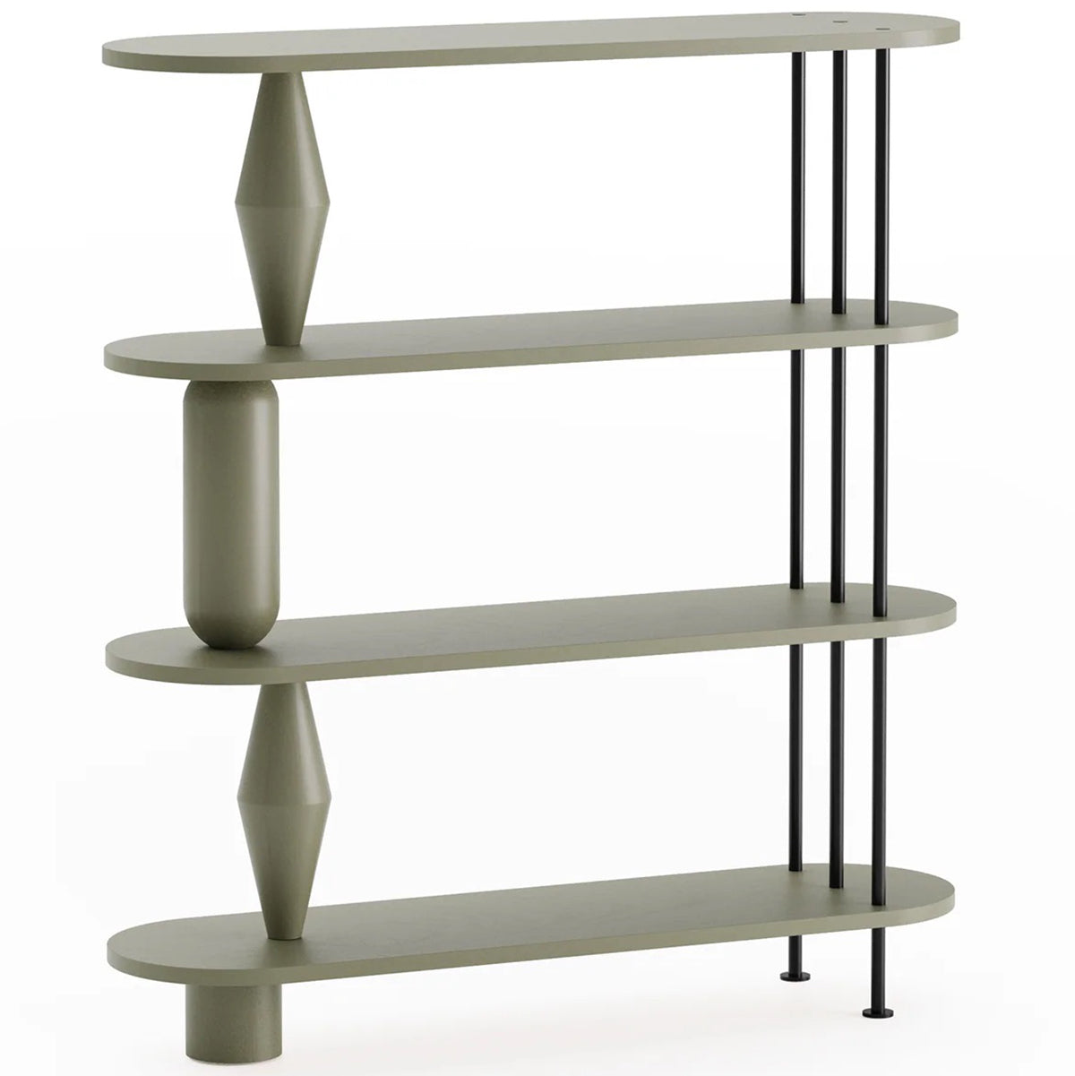 Vazoo 4 Oak Wood Bookcase