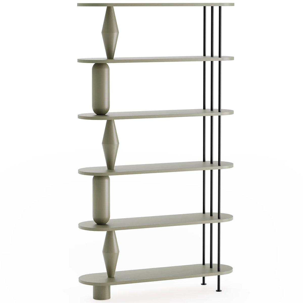 Vazoo 6 Oak Wood Bookcase