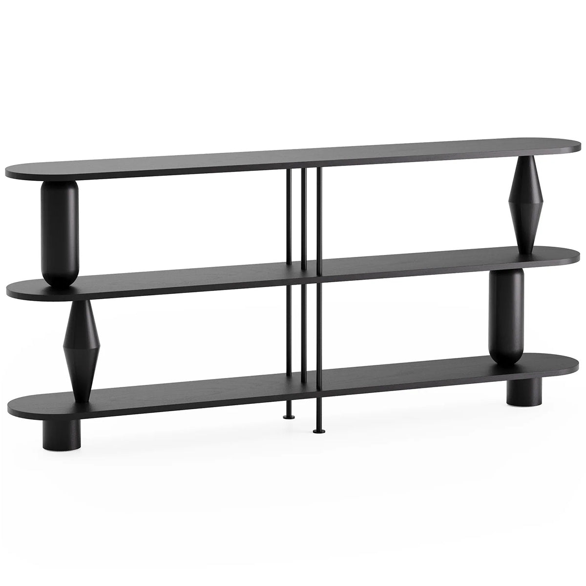 Vazoo Duo 3 Oak Wood Bookcase