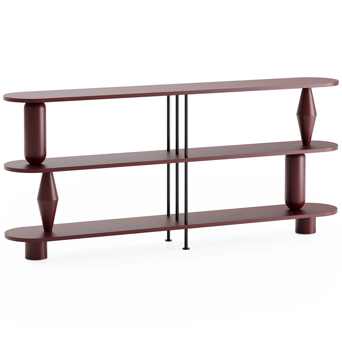 Vazoo Duo 3 Oak Wood Bookcase
