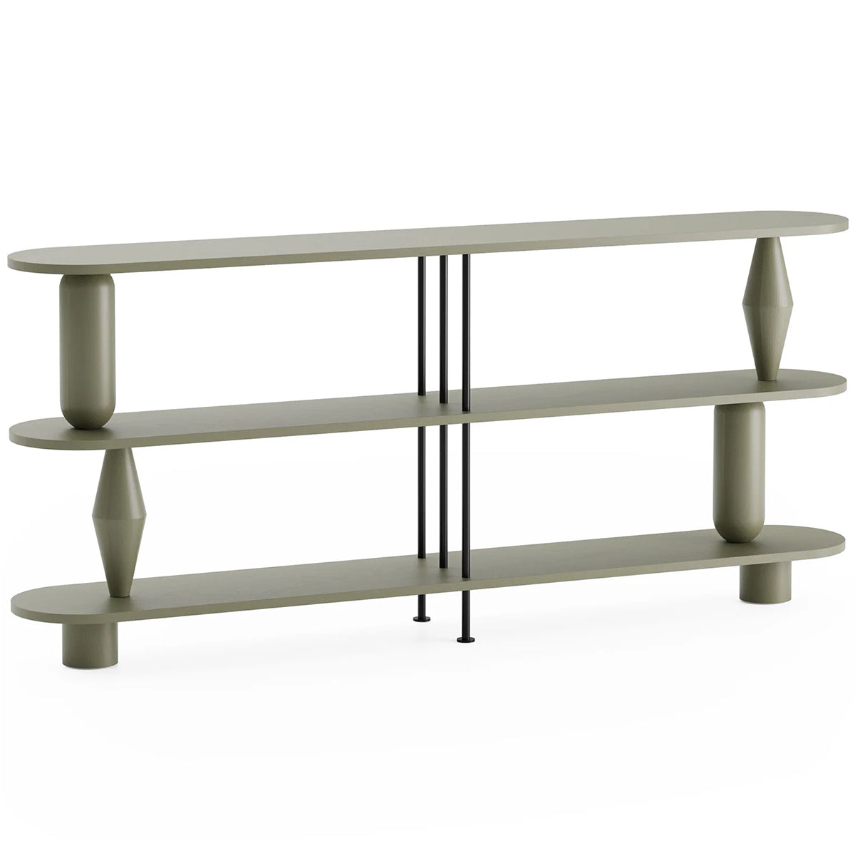 Vazoo Duo 3 Oak Wood Bookcase