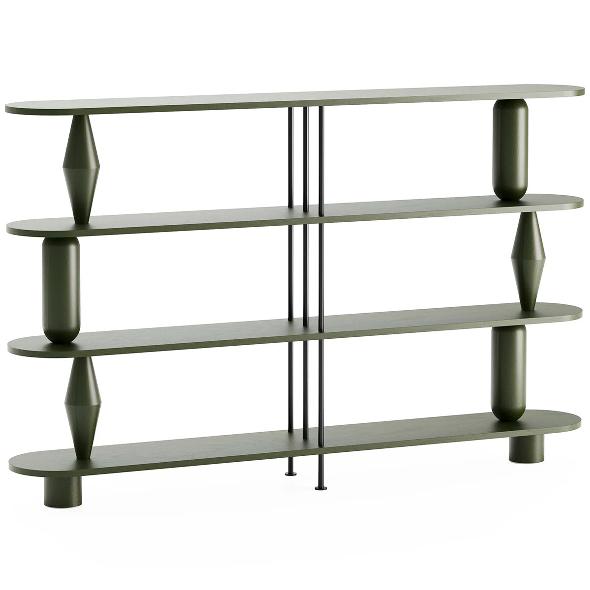 Vazoo Duo 4 Oak Wood Bookcase